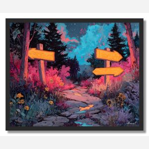 DREAM ROAD SIGNS - FRAMED