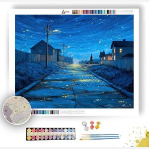 STREET OF STARS - Paint by Numbers Full Kit