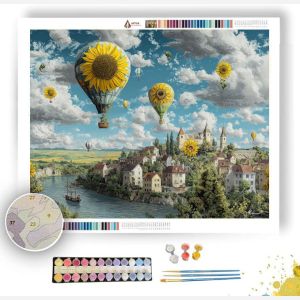 SUNFLOWER BALLOONS - Paint by Numbers Full Kit