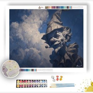 THE CLOWN IN THE CLOUDS - Paint by Numbers Full Kit