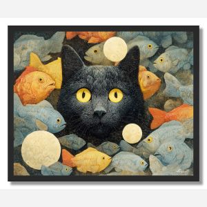 THE CATS DREAM - FRAMED