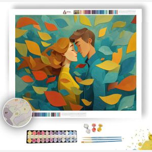 COUPLE IN COLOR WIND - Paint by Numbers Full Kit