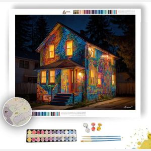 HOUSE OF DOODLES - Paint by Numbers Full Kit
