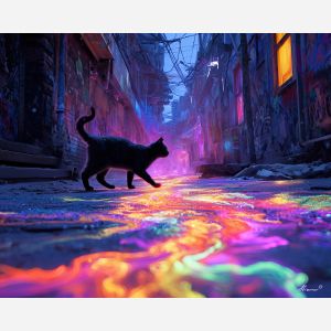 CAT ON COLOR STREET