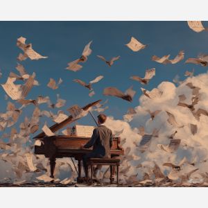 FLOATING PIANO NOTES