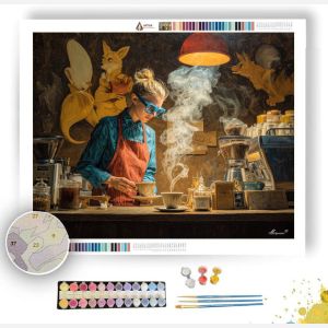 COFFEE SHOP DREAM - Paint by Numbers Full Kit