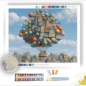 THE BALLOON CITY - Paint by Numbers Full Kit