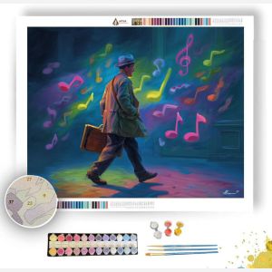 MUSIC IN COLOR - Paint by Numbers Full Kit