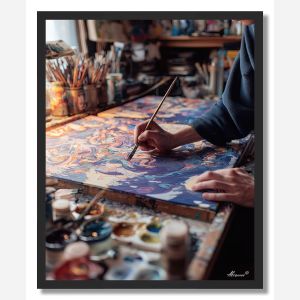 ARTIST IN COLOR STUDIO - FRAMED