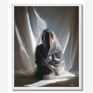 WOMAN UNDER LIGHT VEIL - FRAMED