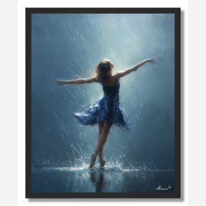 DANCER IN THE RAIN - FRAMED