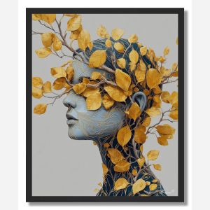 WOMAN UNDER TREE - FRAMED