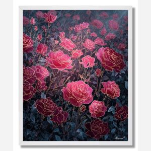 FRIENDS IN THE GARDEN - FRAMED