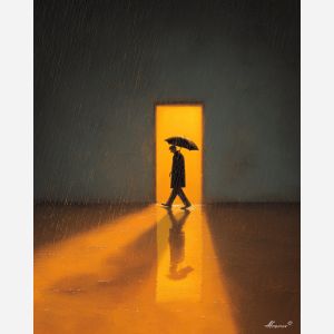 FIGURE WITH RAINLIGHT