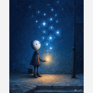 CHILD WITH STARS