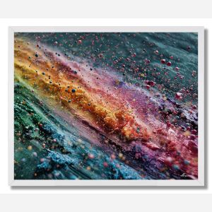 COLOR DUST PARTICLES - FRAMED