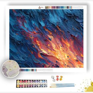 CANDLE FLAME DETAIL - Paint by Numbers Full Kit