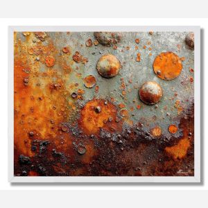 RUST TEXTURE DREAM - FRAMED
