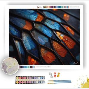 BUTTERFLY WING GEMS - Paint by Numbers Full Kit