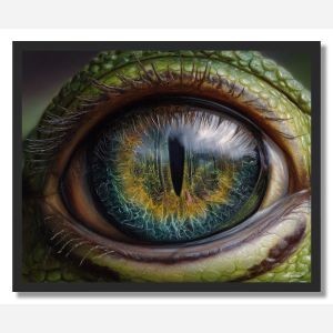 FROG EYE MIRROR - FRAMED