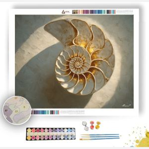 SHELL SPIRAL LIGHT - Paint by Numbers Full Kit