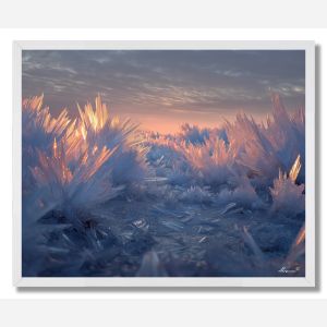 ICE CRYSTAL FOREST - FRAMED