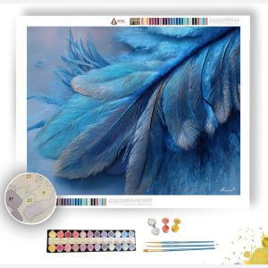 BIRD FEATHER GLOW - Paint by Numbers Full Kit