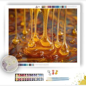 GOLDEN HONEY THREADS - Paint by Numbers Full Kit