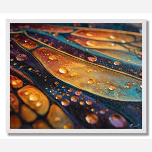 BEE WING REFRACTION - FRAMED