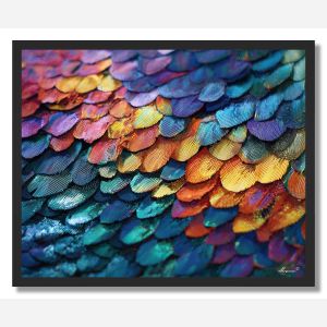 WING MOSAIC - FRAMED