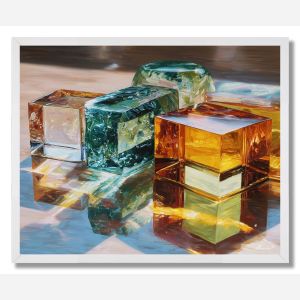 GLASS EDGE REFLECTION - FRAMED