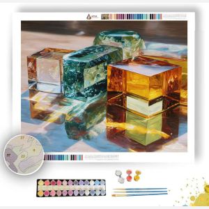 GLASS EDGE REFLECTION - Paint by Numbers Full Kit