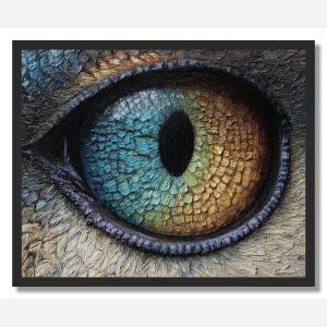 MOTH EYE DETAIL - FRAMED