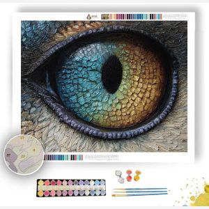 MOTH EYE DETAIL - Paint by Numbers Full Kit