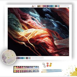 RAINBOW THREADS - Paint by Numbers Full Kit