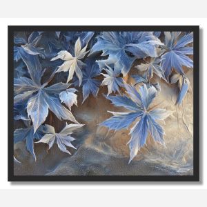 FROZEN LEAF EDGE - FRAMED