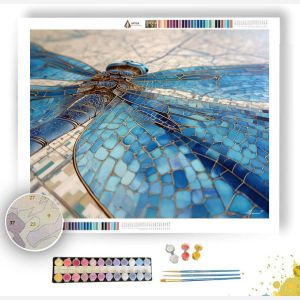 DRAGONFLY WING MAP - Paint by Numbers Full Kit