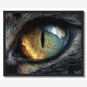 EYE OF THE CAT - FRAMED