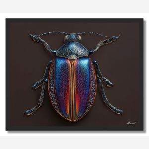 INSECT JEWEL WING - FRAMED