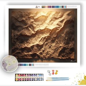 PAPER FIBER WORLD - Paint by Numbers Full Kit