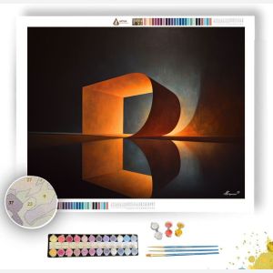 PAPER CURVE LIGHT - Paint by Numbers Full Kit