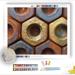METAL NUT DETAIL - Paint by Numbers Full Kit