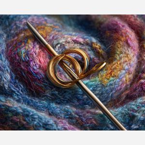 THREAD THROUGH NEEDLE