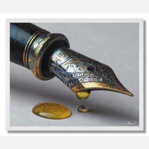 PEN TIP SHINE - FRAMED