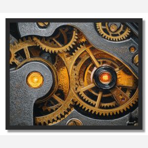 CLOCKWORK UNIVERSE - FRAMED