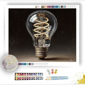 BULB FILAMENT TWIST - Paint by Numbers Full Kit