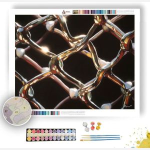 WIRE GRID GLOW - Paint by Numbers Full Kit
