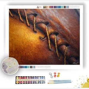 LEATHER STITCH DETAIL - Paint by Numbers Full Kit
