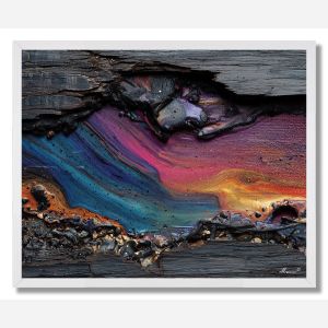 INK STAIN WORLD - FRAMED