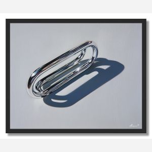 PAPER CLIP SHADOW - FRAMED